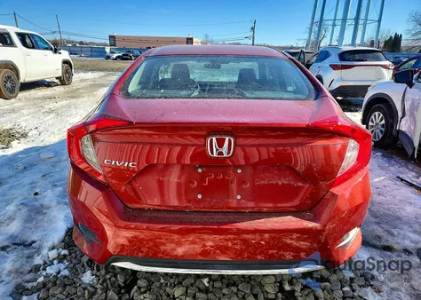 2020 Honda Civic Lx z USA, uszkodzony, nr VIN 2HGFC2F62LH581138